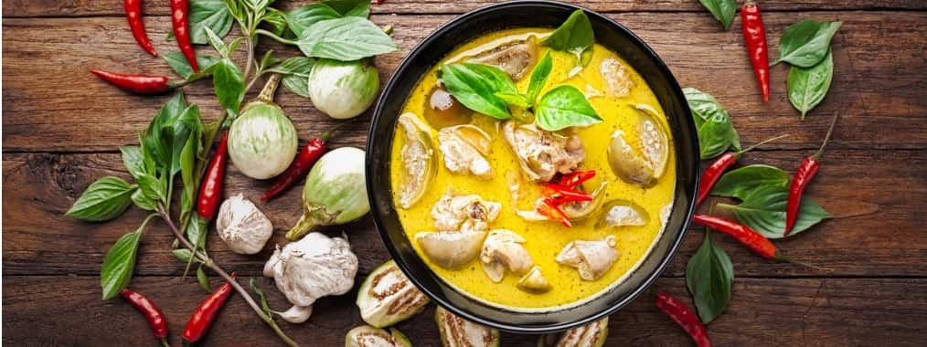 レトルトカレーグリーンカレー