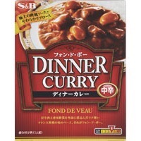 S&B ディナーカレーレトルト 中辛 特荷 200g [8431]