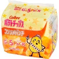 カルビー カルビーポテトチップス コンソメパンチ GO5パック 袋28g×5