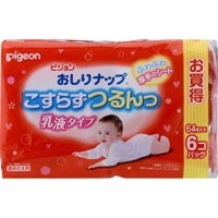 ピジョン おしりナップ こすらずつるんっ 詰替用 6パック 384枚入り